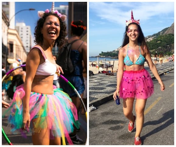 Fantasia de unicórnio está na moda para o Carnaval